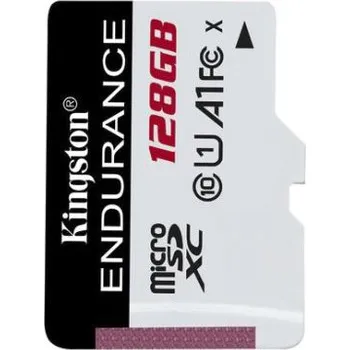 Paměťová karta Karta Micro SD MicroSD 128 GB Ne TLC Kingston, řada: Endurance -25 → plus 85°C