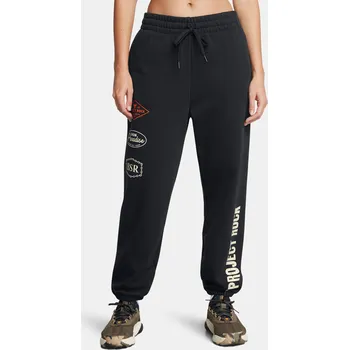 Dámské kalhoty Dámské sportovní kalhoty Under Armour Pjt Rck HWT Pn 1386445-001 Černá XS