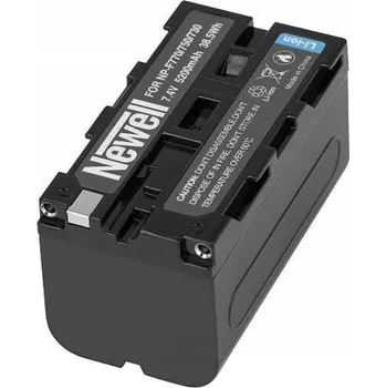 Baterie Newell standardu Sony L NP-F770 NP-F770 5200 mAh, ideální pro monitory, led světla