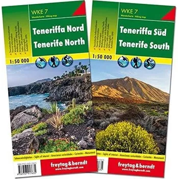 Populárně naučná literatura pro dospělé WKE 7 Tenerife 1:50 000 / sada 2 turistických map