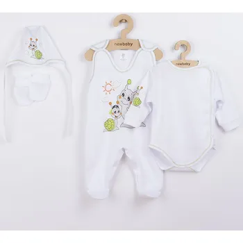 Kojenecká souprava Soupravička 4-dílná New Baby Šneček 50