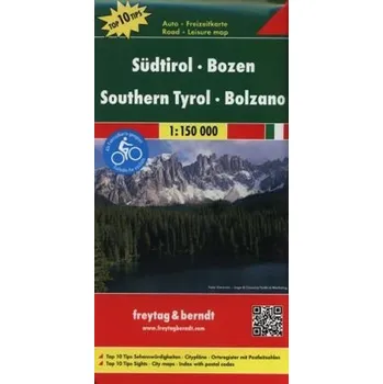 Cestování AK 0611 Jižní Tyrolsko - Bolzáno 1:150 000