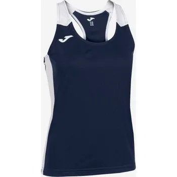 Dámské/Dívčí sportovní tílko JOMA CAMISETA TIRANTES RECORD II MARINO BLANCO Velikost: M, Barva: NAVY-WHITE