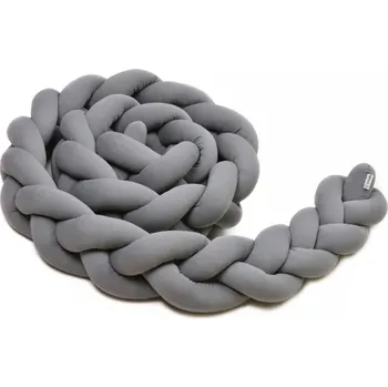 Dětsný nábytek T-tomi Pletený mantinel 360 cm Antracit