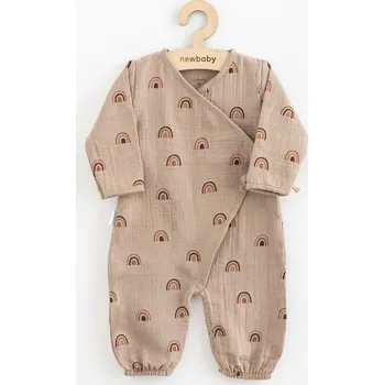 Kojenecké oblečení Kojenecký mušelínový overal New Baby Rainbow 74 (6-9m)