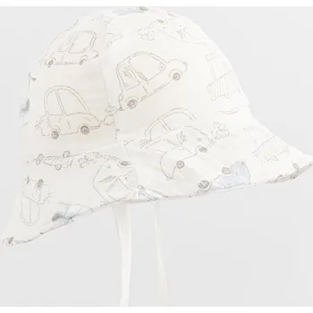 Kojenecká čepice Kojenecký mušelínový klobouček New Baby My Cars 62 (3-6m)