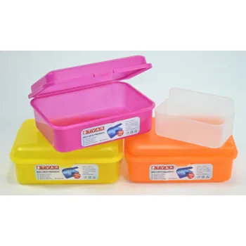 Dóza na potraviny Box 1,50l, svačina, dělený, 18x13x7cm, plast