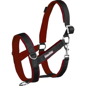 MANMAT Nejpevnější stájová ohlávka MANMAT, bordó Velikost: XXXL