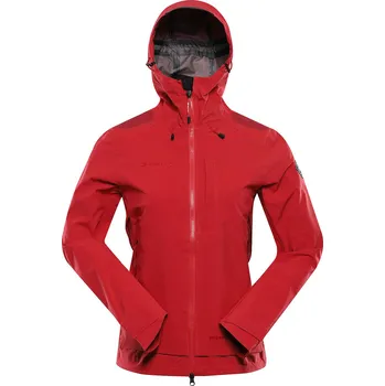 Dámská bunda Alpine Pro GORA ČERVENÁ DÁMSKÁ OUTDOOROVÁ BUNDA S MEMBRÁNOU PTX XS