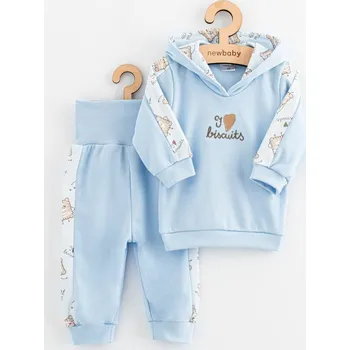 Kojenecká souprava 2-dílná kojenecká souprava New Baby Biscuits modrá 86 (12-18m)