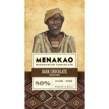 Čokoláda Menakao čokoláda Madagaskar Trinitario 80% 75 g