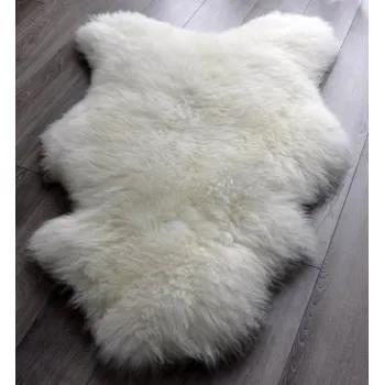 Ovčí rouno Ovčí kožešina 100% přírodní 90-100 cm - bílá