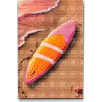 Diamantové malování Diamantové malování - Surf Velikost: 40x60cm, Rámování: Pouze srolované plátno, Diamanty: Čtvercové