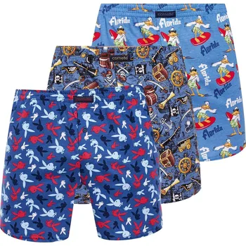 Pánské trenýrky 3 pack Classic mix2 - CORNETTE vícebarevná L