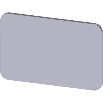 Stykač SIEMENS Štítek popisný 17,5 x 27 mm, štítek stříbrný, bez nápisu 3SU1900-0AD81-0AA0