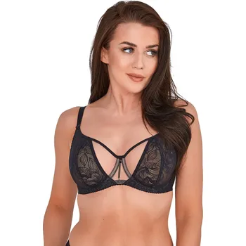 Podprsenka Gaia 1208 Delia barva: černá a béžová 80C