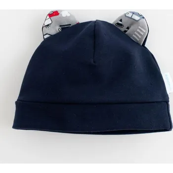 Kojenecká čepice Kojenecká čepička s oušky New Baby Go!go!go! 80/86