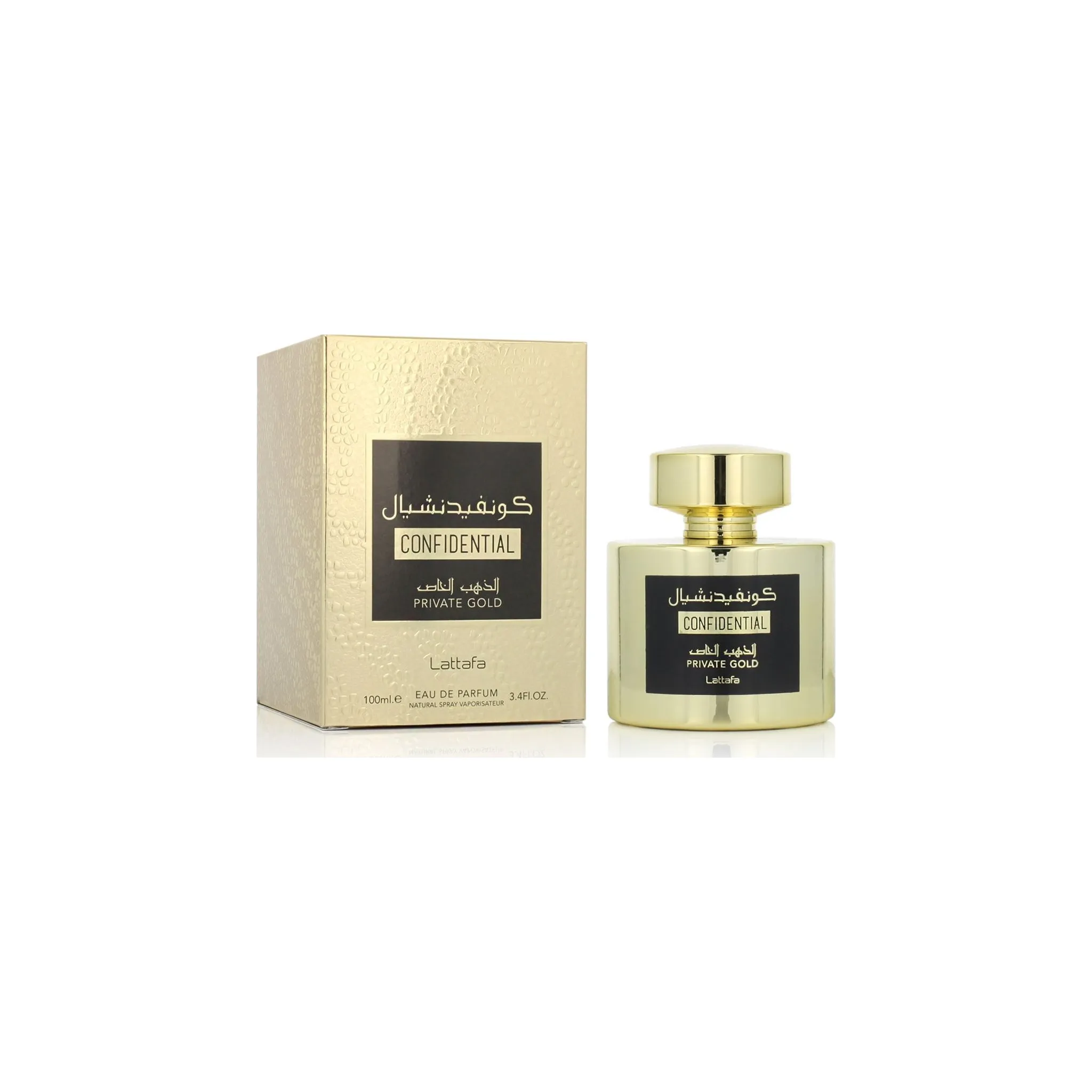 Fotografie 2 - Unisex parfém Lattafa Confidential Private Gold U EDP 100 ml