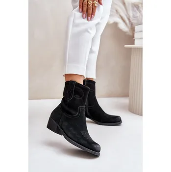 Dámská zimní obuv Boty na podpatku model 201694 Step in style 38