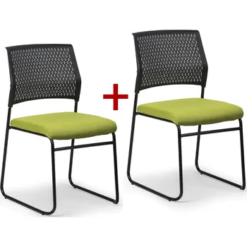 Jednací židle Konferenční židle MYSTIC 1+1 ZDARMA, zelená