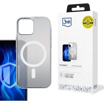 Pouzdro na mobilní telefon 3mk ochranný kryt Frosty MagCase White pro Apple iPhone 15 Plus