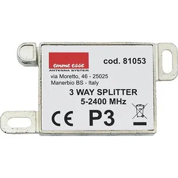 Anténní zesilovač Anténní rozbočovač P3 (3výstupy) 81053 - Emme Esse