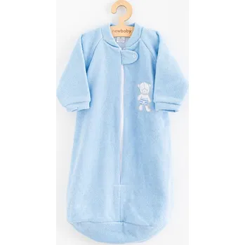Zavinovačka Kojenecký froté spací pytel New Baby medvídek modrý 74 (6-9m)