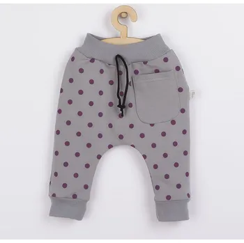 Kojenecké oblečení Kojenecké tepláčky Koala Dots šedá 80 (9-12m)