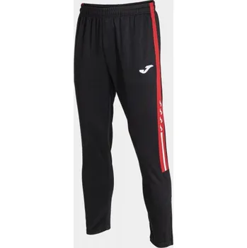 Pánské/Chlapecké sportovní tepláky JOMA PANTALÓN LARGO OLIMPIADA NEGRO ROJO Velikost: XL, Barva: BLACK-RED