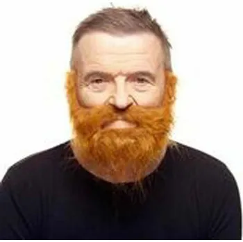 Karnevalový doplněk Falešná brada My Other Me Oranžová