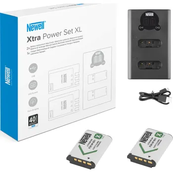 Dvoukanálová nabíječka a dvě baterie NP-BX1 Newell DL-USB-C pro Sony