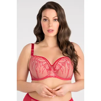 Podprsenka Gorsenia K828 Crazy Heart barva: červená 75D