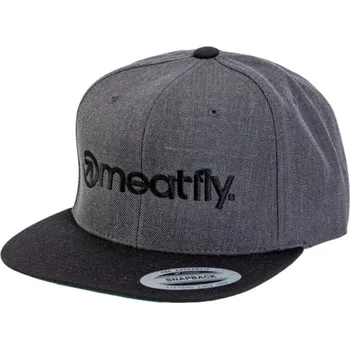 Kšiltovka Kšiltovka Meatfly Rens Snapback tmavě šedá One Size