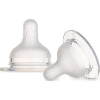 Canpol babies Savička silikonová k lahvi S-Shape 9 m+ 2 ks rychlá