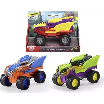 autíčko Dragon Dickie Auto Metal Monster 15 cm, 3 druhy