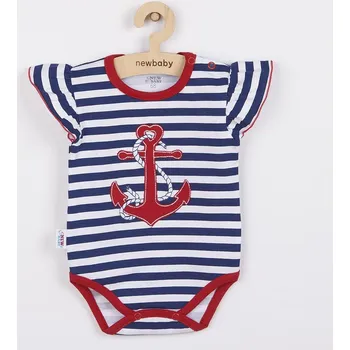 Kojenecký body Holčičí body s krátkým rukávem New Baby Marine 68 (4-6m)