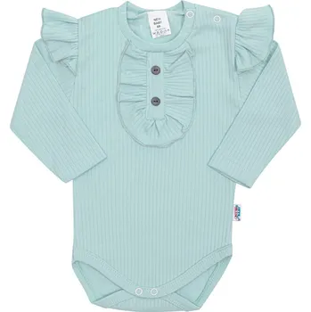 Kojenecký body Kojenecké body New Baby Stripes ledově modré 56 (0-3m)
