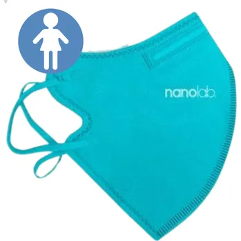 respirátor Nanolab 3 x Český bezpečný nano respirátor FFP3 dámský modrý vel M Varianta: uni