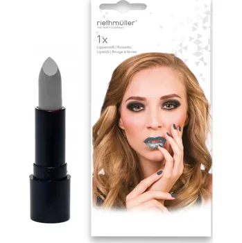 Karnevalový doplněk Amscan / Reithmüller Make-up rtěnka stříbrná