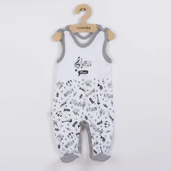 Dupačky Kojenecké bavlněné dupačky New Baby Music 62 (3-6m)
