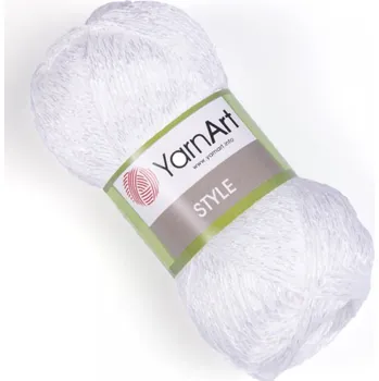 Galanterie Bavlněná příze Style 50g bílá