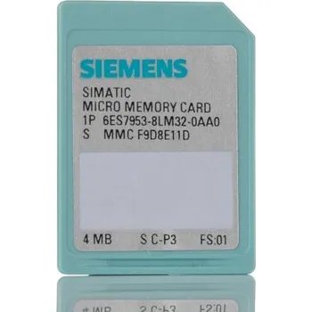 Paměťová karta Mikro SD karta, pro použití s: SIMATIC S7 Siemens, rozsah: Flash-EPROM