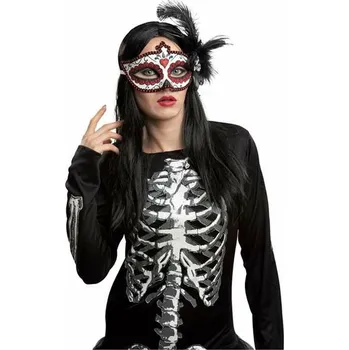 Karnevalová maska Páska na oči My Other Me Jednotná velikost Bílá Červená