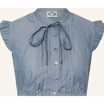 Dámská halenka Hammerschmid Dámská Dirndl Halenka Antonia, modrá, 36