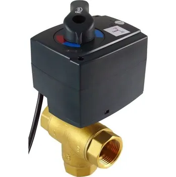 Instalatérský materiál Regulus Zónový ventil kulový třícestný s pohonem VZU R 320 15 vnitřní závity