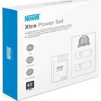 Dvoukanálová nabíječka s baterií LP-E17 Newell DL-USB-C pro Canon