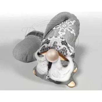 Polštář Dante Polštářek Trpaslík šedý - 44 x 30 cm