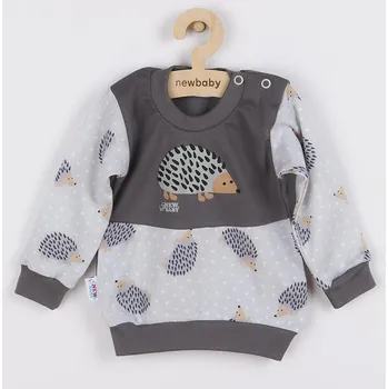 Kojenecké oblečení Kojenecká bavlněná mikinka New Baby Ježek 68 (4-6m)