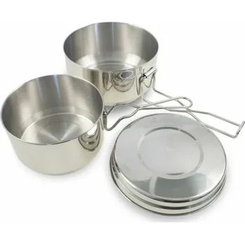 Termoska Yate Kemping.nádobí 3dílné, ušlechtilá ocel - 0 - bílá - one-size