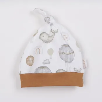 Kojenecké oblečení Kojenecká bavlněná čepička Nicol Miki 86 (12-18m)